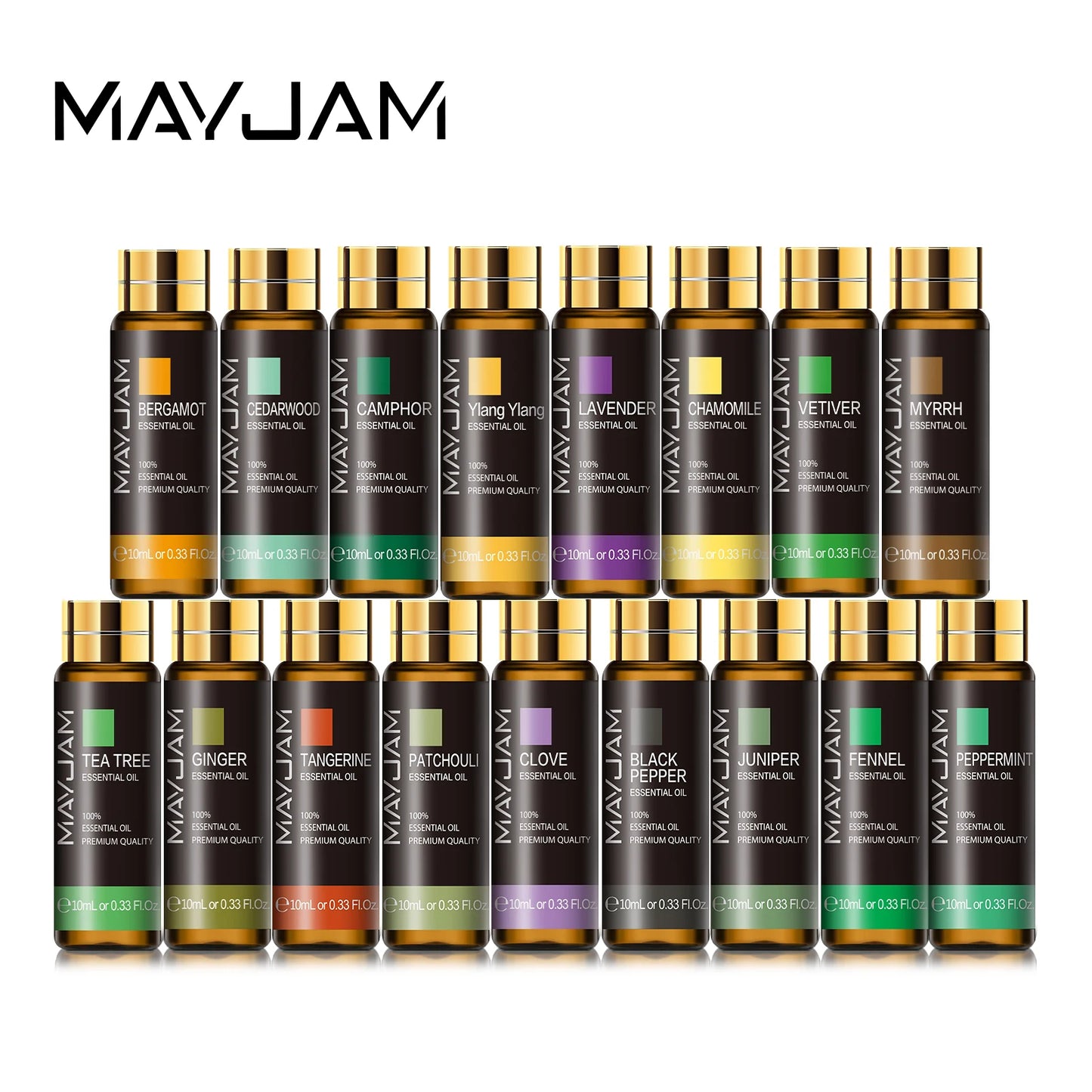 100ml MAYJAM Pure Essential Oils – Nature’s Fragrance